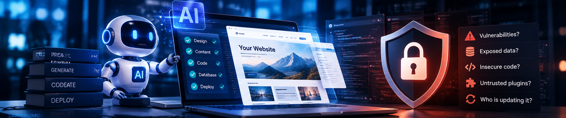 AI Can Build Your Website. Who Is Securing It?