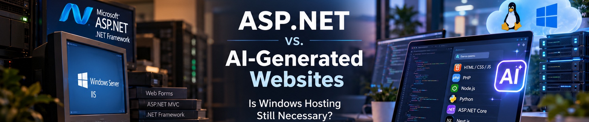 ASP.NET vs. AI-Generated Websites: Is Windows Hosting Still Necessary?